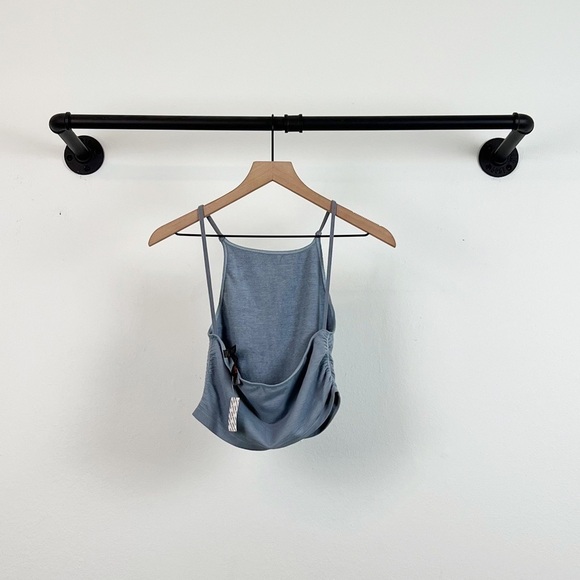 NWT Urban Outfitters Out From Under Matchpoint Seamless Ruched Bra Top Slate - Picture 8 of 9